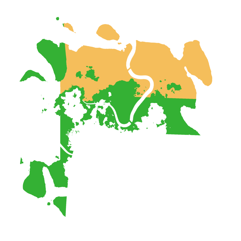 Biome Rust Map: Procedural Map, Size: 3000, Seed: 1114176167