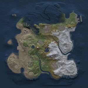 Thumbnail Rust Map: Procedural Map, Size: 2900, Seed: 697536067, 13 Monuments
