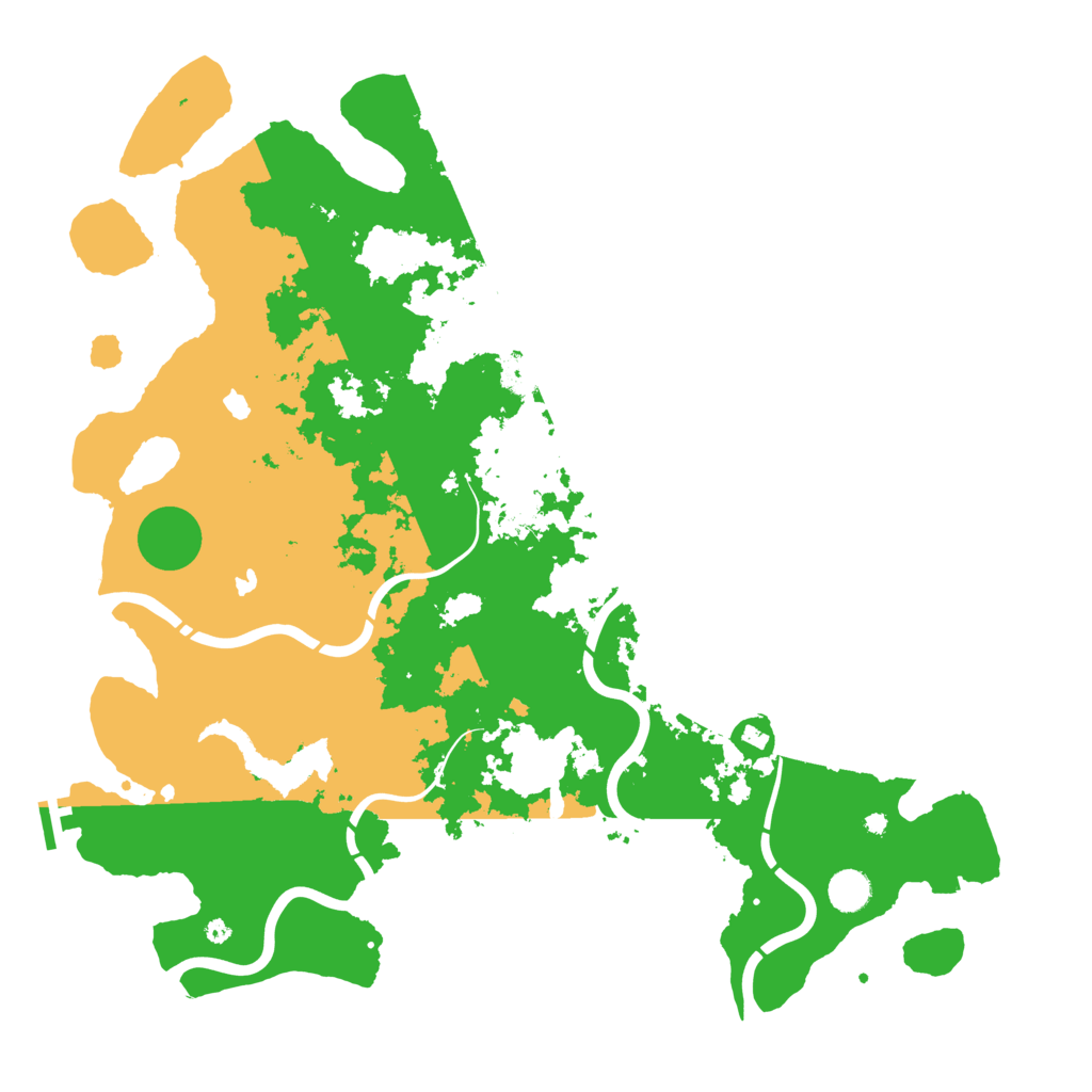 Biome Rust Map: Procedural Map, Size: 4500, Seed: 39475183