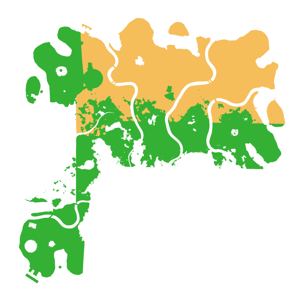 Biome Rust Map: Procedural Map, Size: 4300, Seed: 137020241
