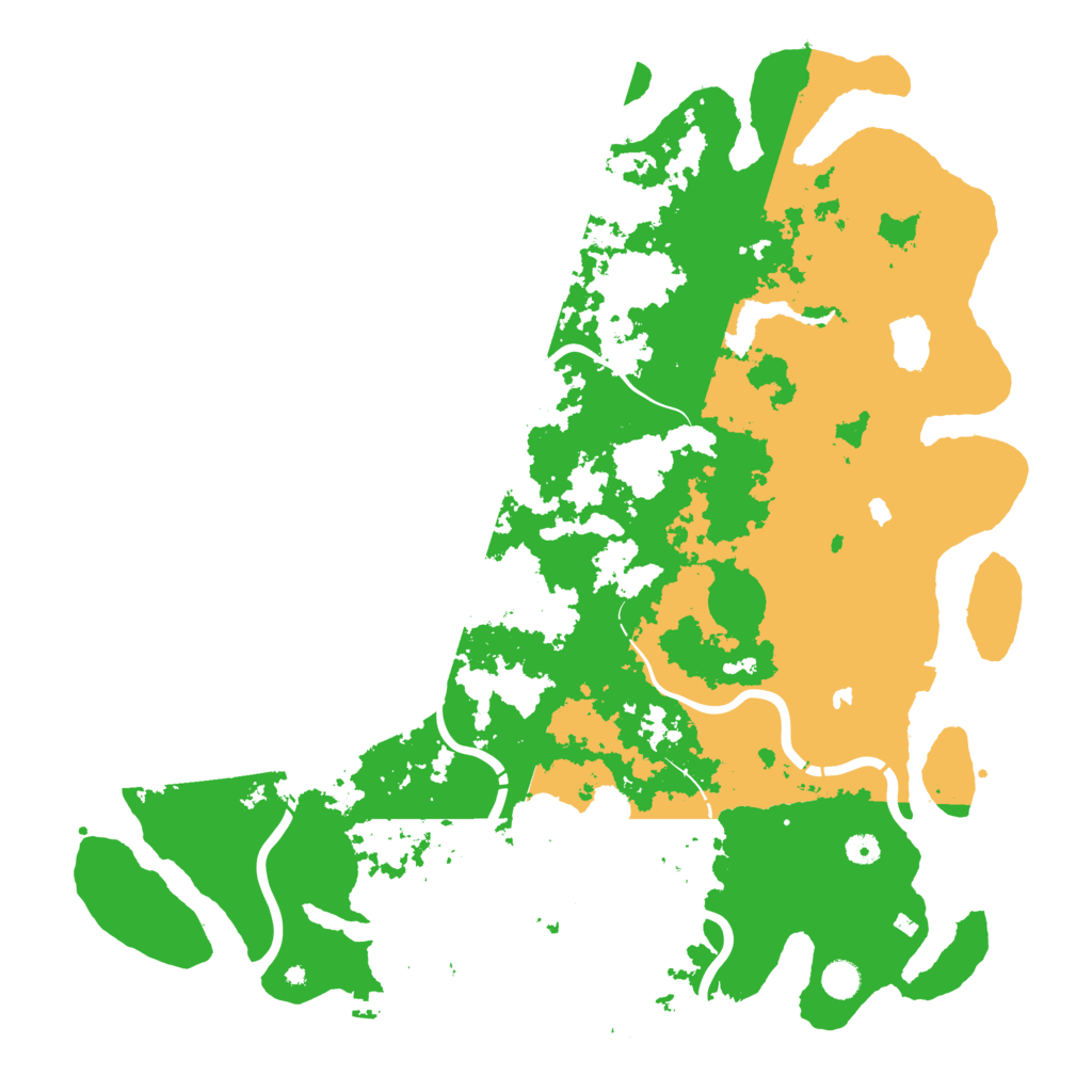 Biome Rust Map: Procedural Map, Size: 5000, Seed: 651238