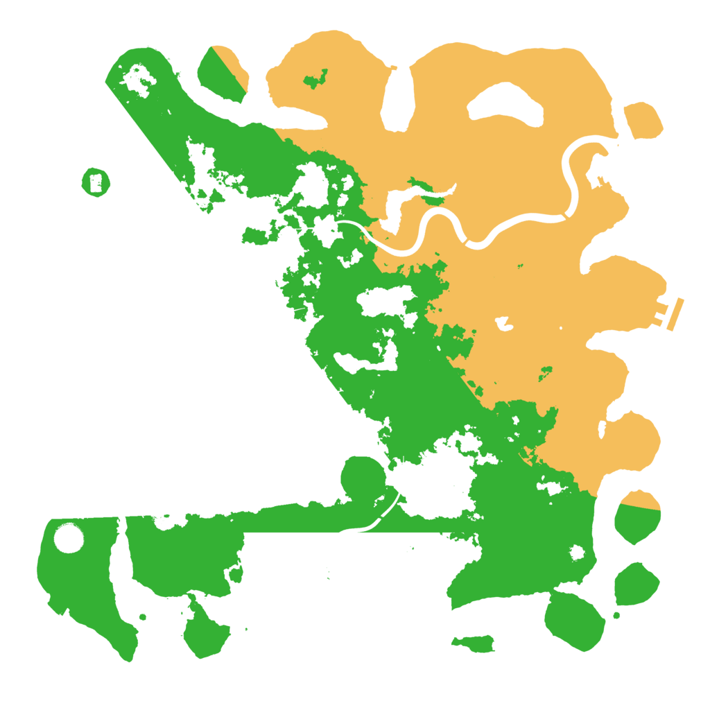 Biome Rust Map: Procedural Map, Size: 4250, Seed: 2049148071