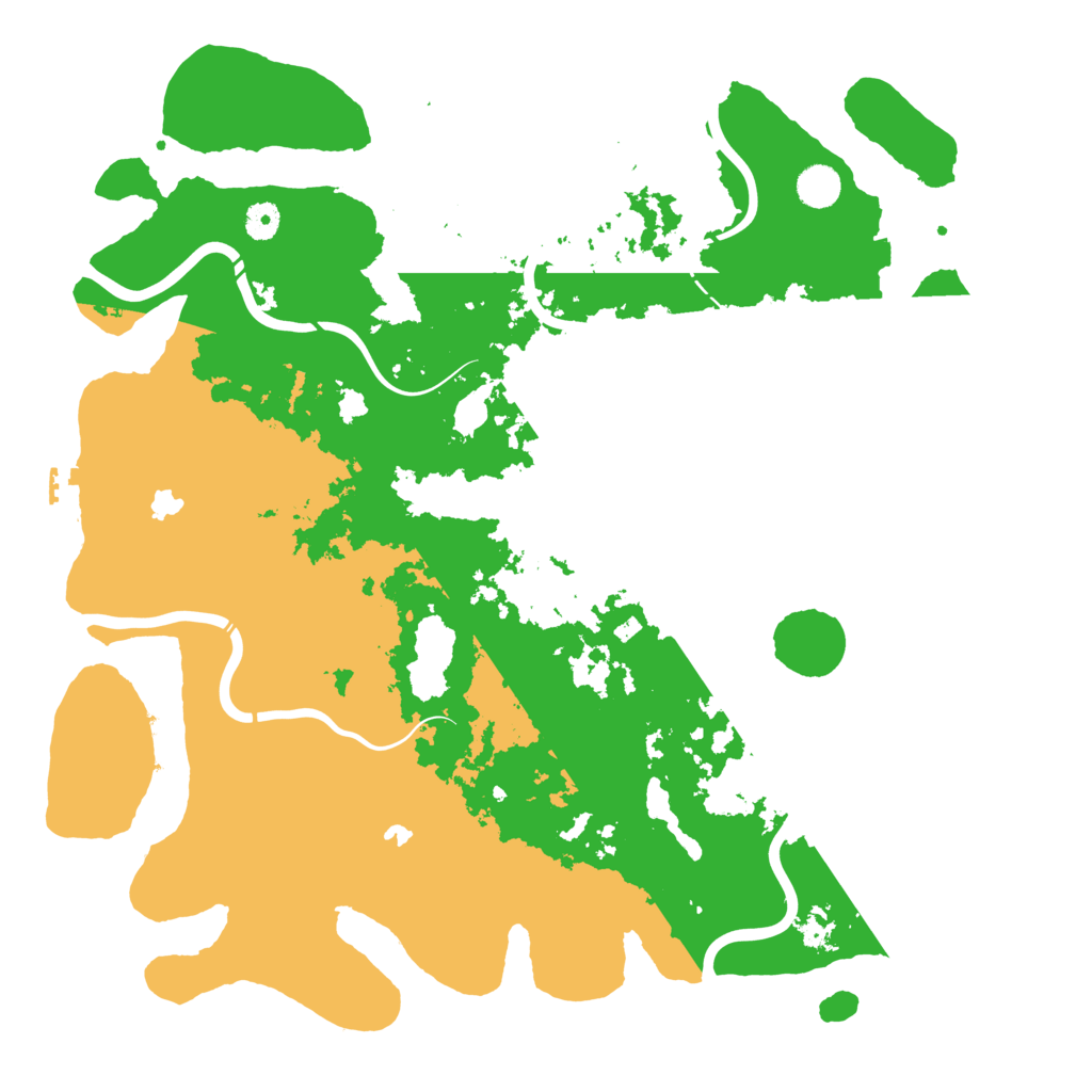 Biome Rust Map: Procedural Map, Size: 4500, Seed: 17597934