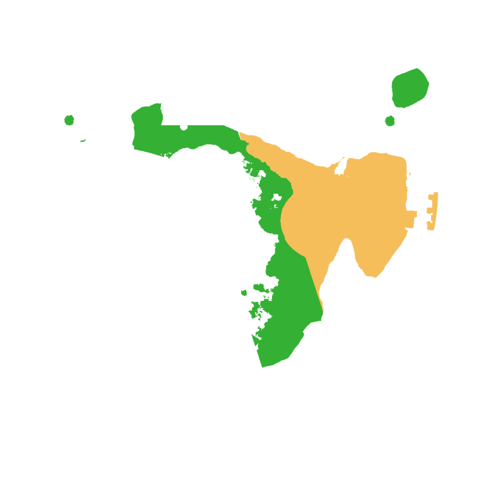 Biome Rust Map: Procedural Map, Size: 2000, Seed: 13674353