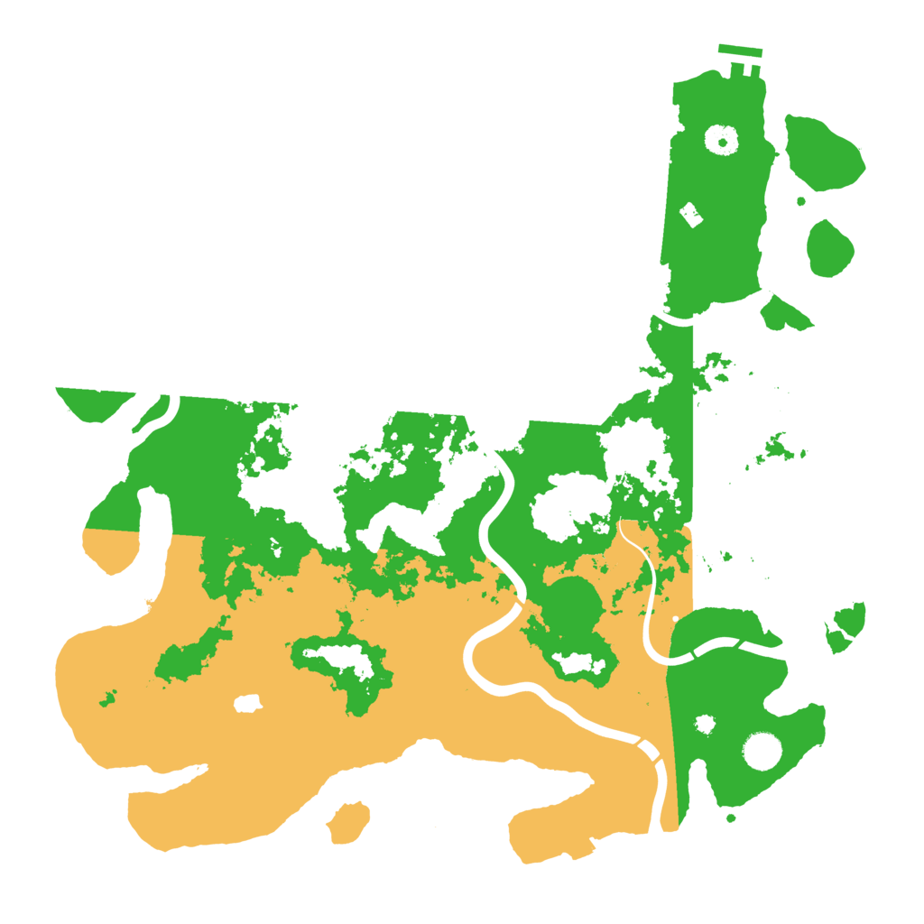 Biome Rust Map: Procedural Map, Size: 4250, Seed: 1289664204