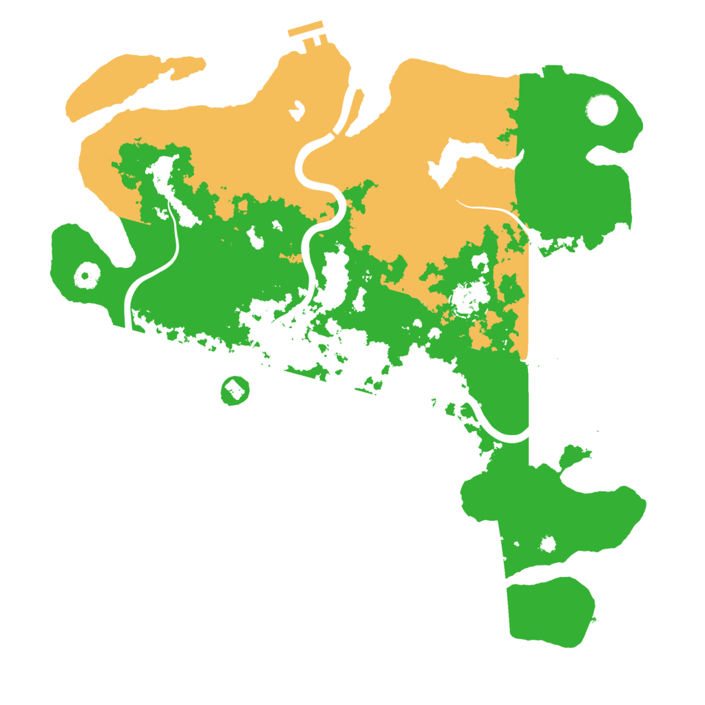 Biome Rust Map: Procedural Map, Size: 4000, Seed: 8151975