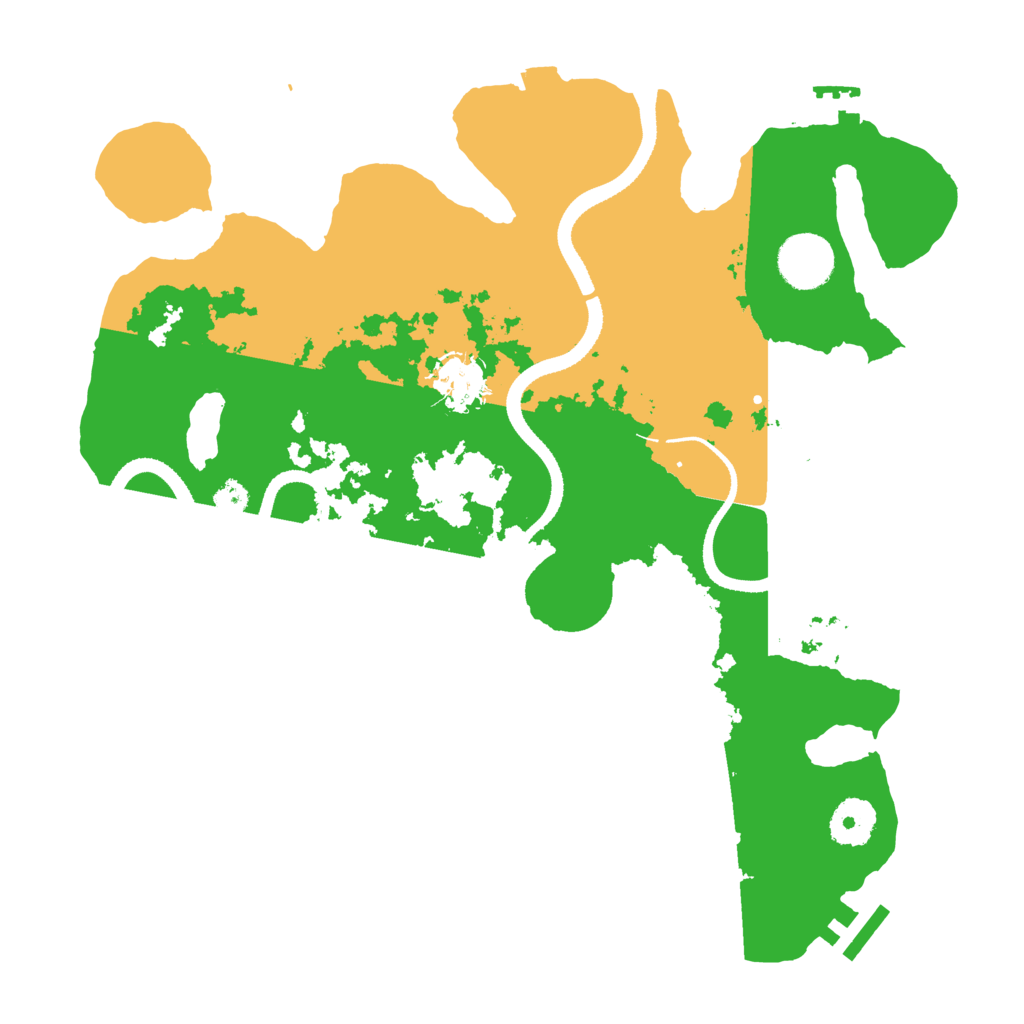 Biome Rust Map: Procedural Map, Size: 3300, Seed: 789012