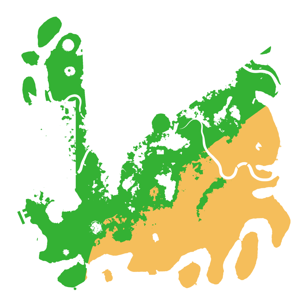 Biome Rust Map: Procedural Map, Size: 4500, Seed: 517975123