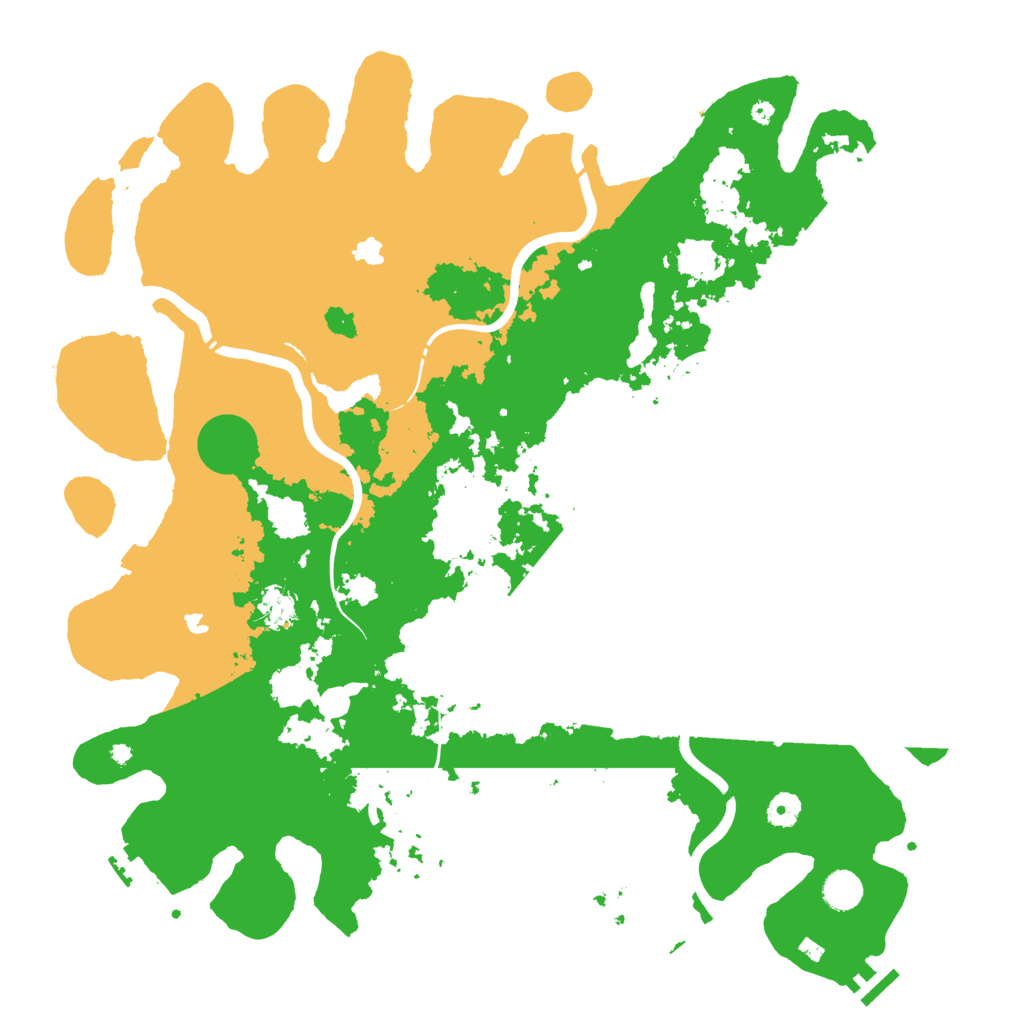 Biome Rust Map: Procedural Map, Size: 4500, Seed: 559112818