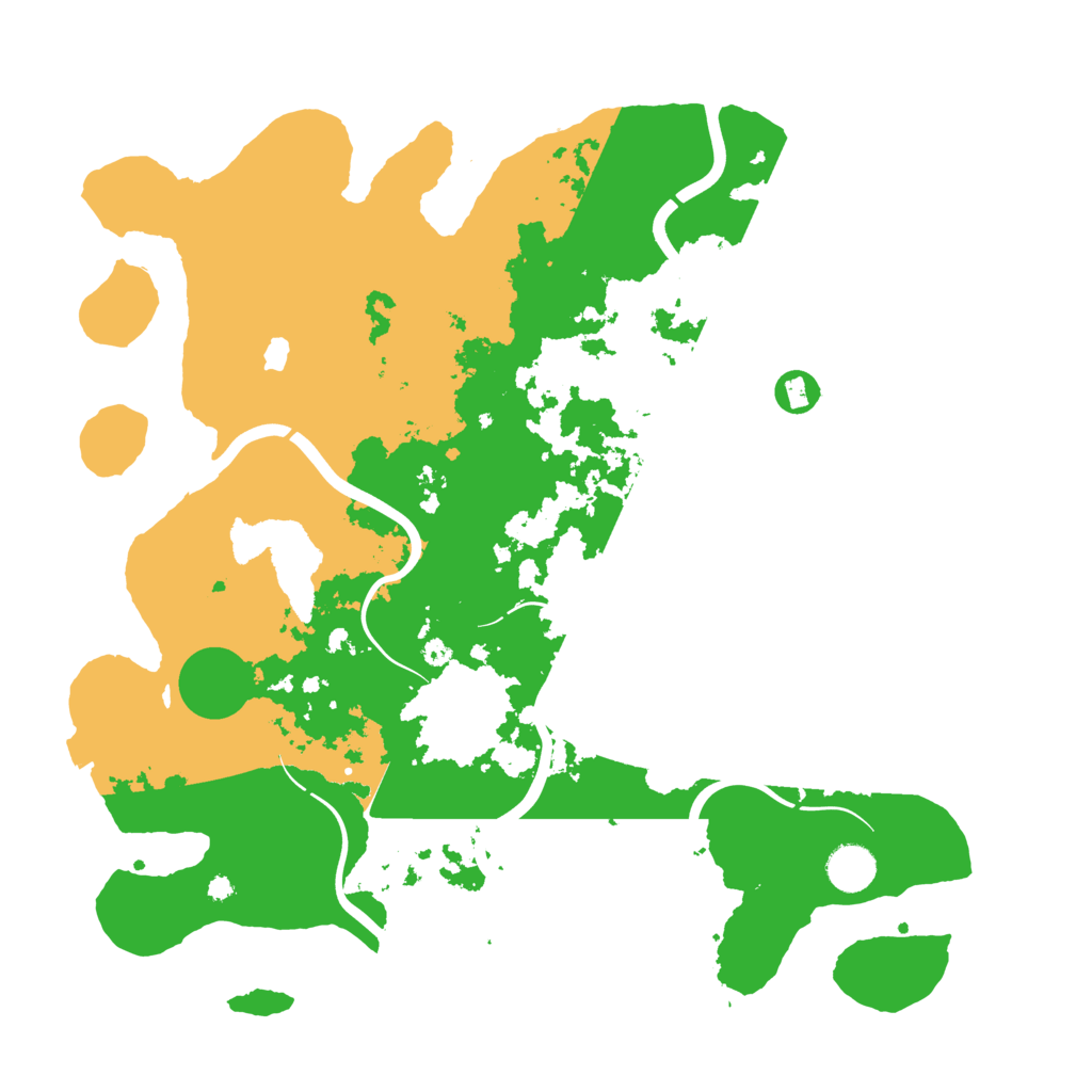 Biome Rust Map: Procedural Map, Size: 4000, Seed: 375574612