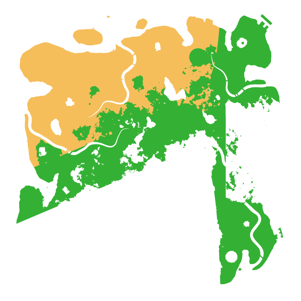 Biome Rust Map: Procedural Map, Size: 4500, Seed: 115613871