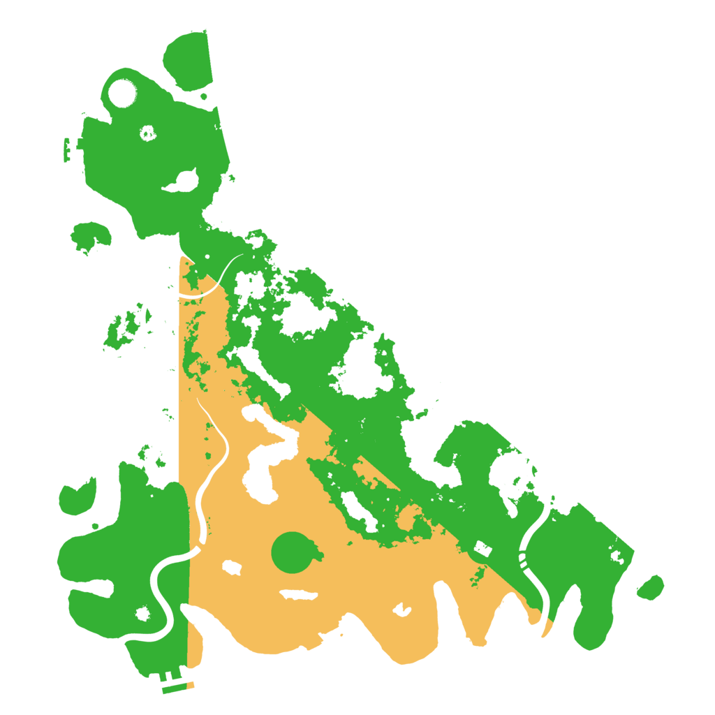 Biome Rust Map: Procedural Map, Size: 4500, Seed: 455258730