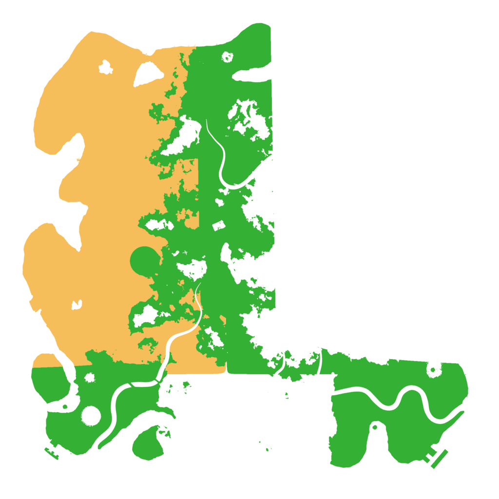Biome Rust Map: Procedural Map, Size: 4500, Seed: 159717727