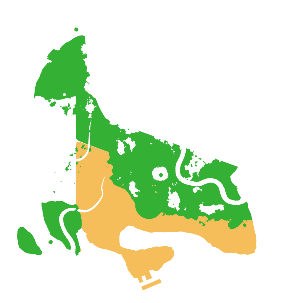 Biome Rust Map: Procedural Map, Size: 3000, Seed: 819551075