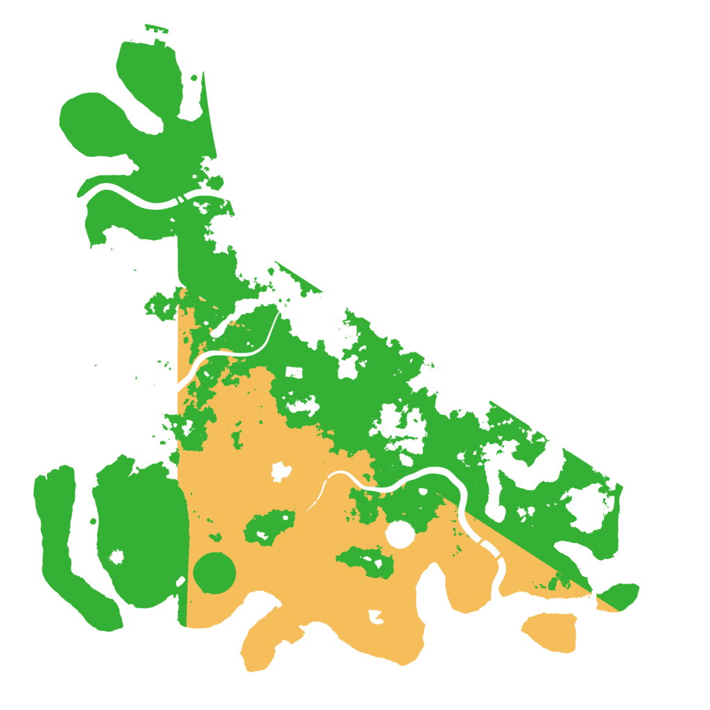 Biome Rust Map: Procedural Map, Size: 4500, Seed: 460885795