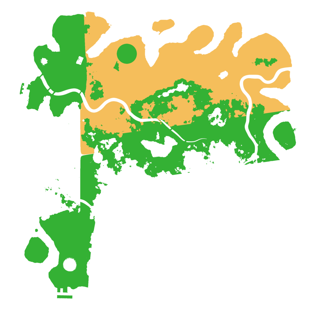 Biome Rust Map: Procedural Map, Size: 4250, Seed: 64318584