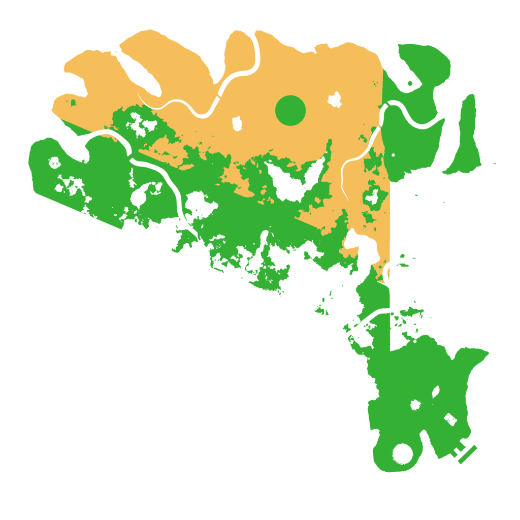 Biome Rust Map: Procedural Map, Size: 4500, Seed: 417656163