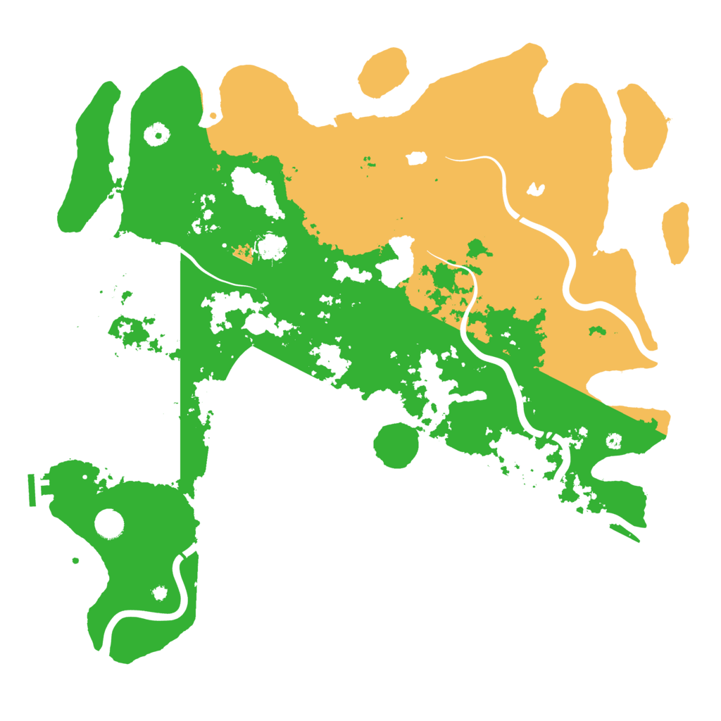 Biome Rust Map: Procedural Map, Size: 4500, Seed: 488159760