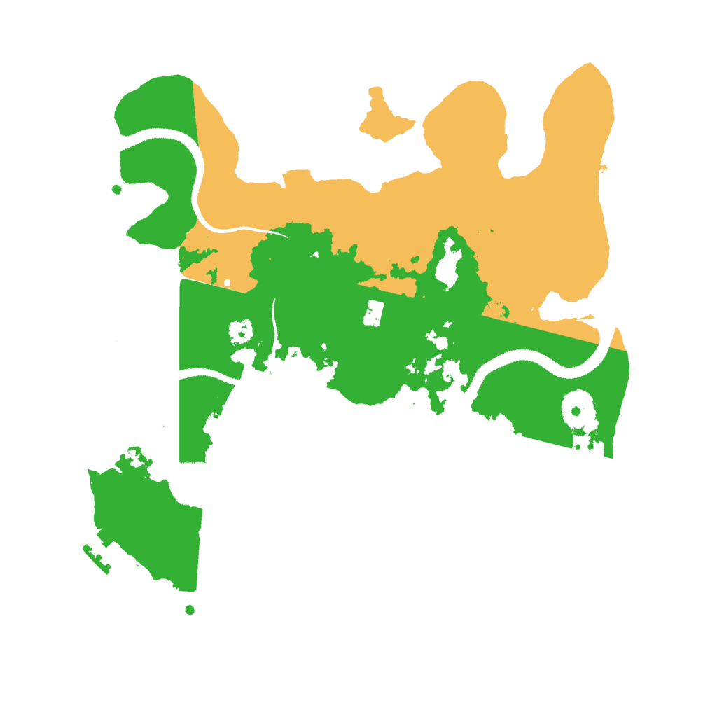 Biome Rust Map: Procedural Map, Size: 3000, Seed: 1531522505