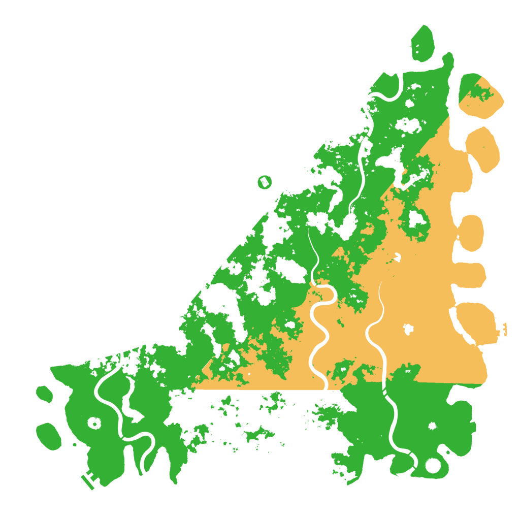 Biome Rust Map: Procedural Map, Size: 6000, Seed: 11322489