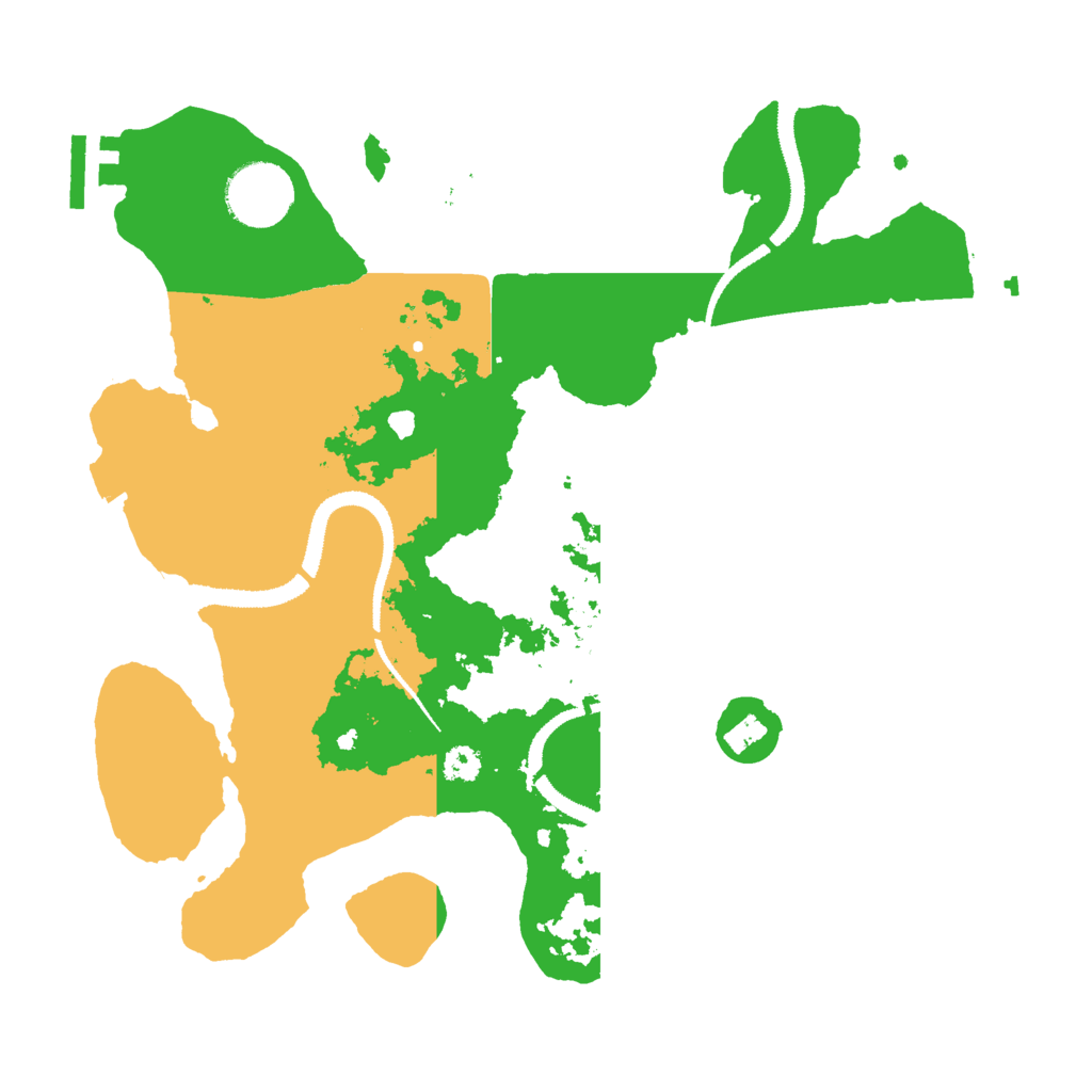 Biome Rust Map: Procedural Map, Size: 3000, Seed: 26988