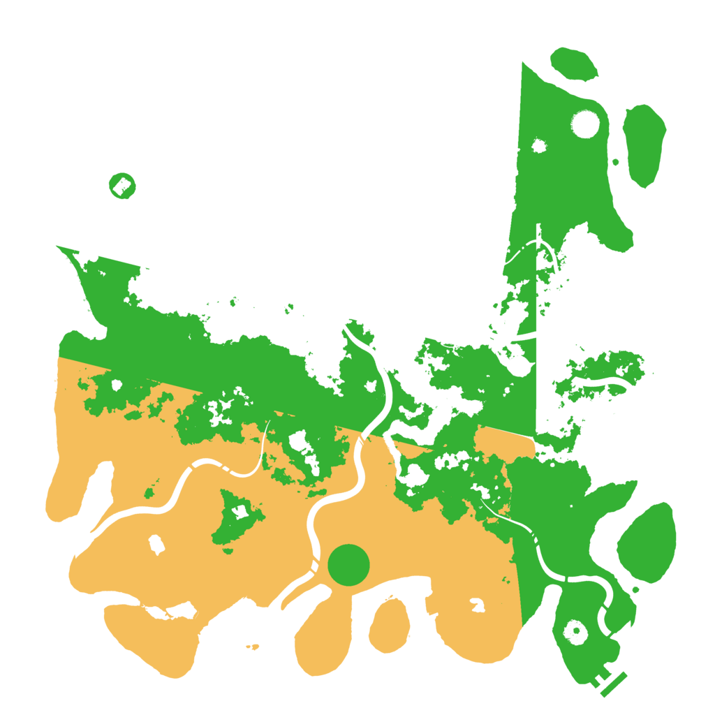Biome Rust Map: Procedural Map, Size: 4500, Seed: 431779070