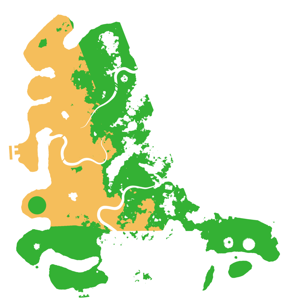 Biome Rust Map: Procedural Map, Size: 4500, Seed: 17531