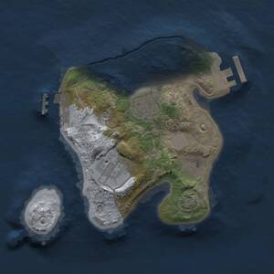 Thumbnail Rust Map: Procedural Map, Size: 2000, Seed: 1774308891, 7 Monuments