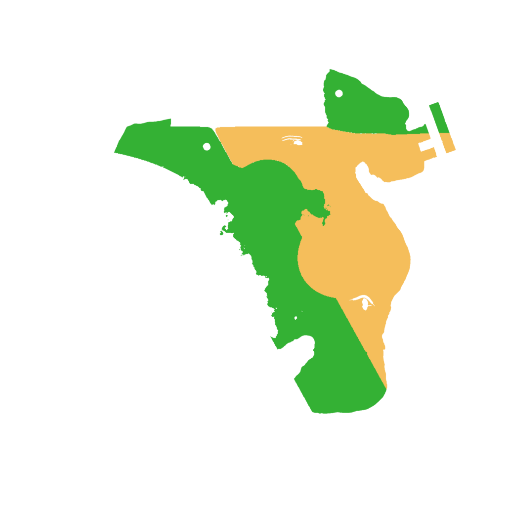 Biome Rust Map: Procedural Map, Size: 2000, Seed: 1774308891