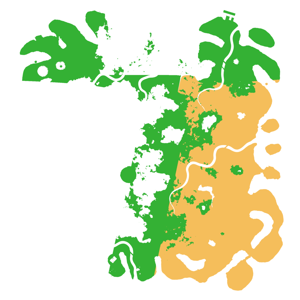 Biome Rust Map: Procedural Map, Size: 5000, Seed: 646603824