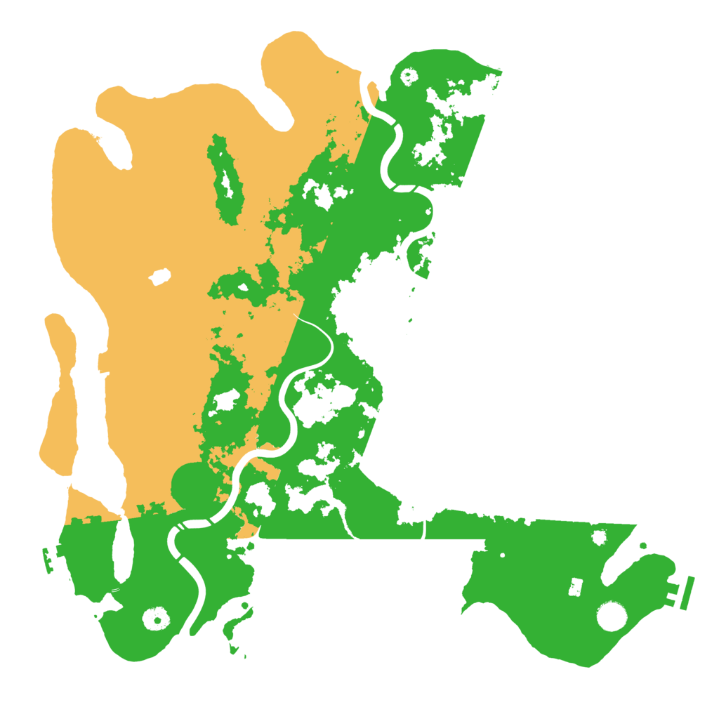 Biome Rust Map: Procedural Map, Size: 4250, Seed: 2136236115
