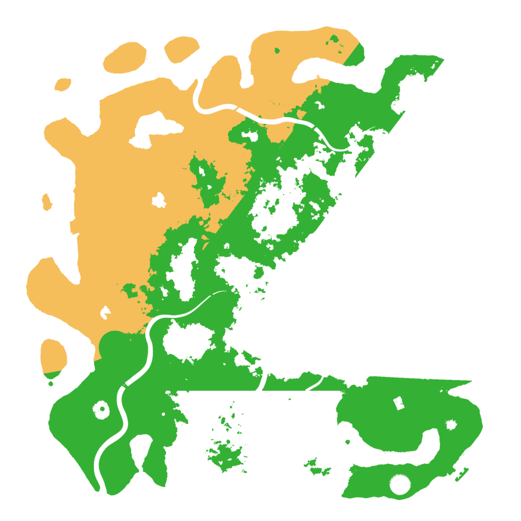 Biome Rust Map: Procedural Map, Size: 4500, Seed: 676163744
