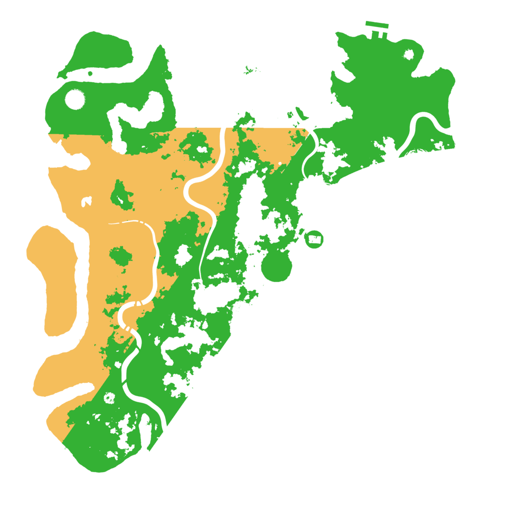 Biome Rust Map: Procedural Map, Size: 4500, Seed: 13352