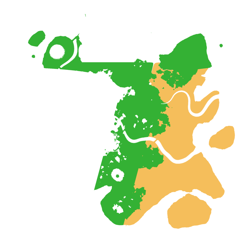 Biome Rust Map: Procedural Map, Size: 3000, Seed: 546042661