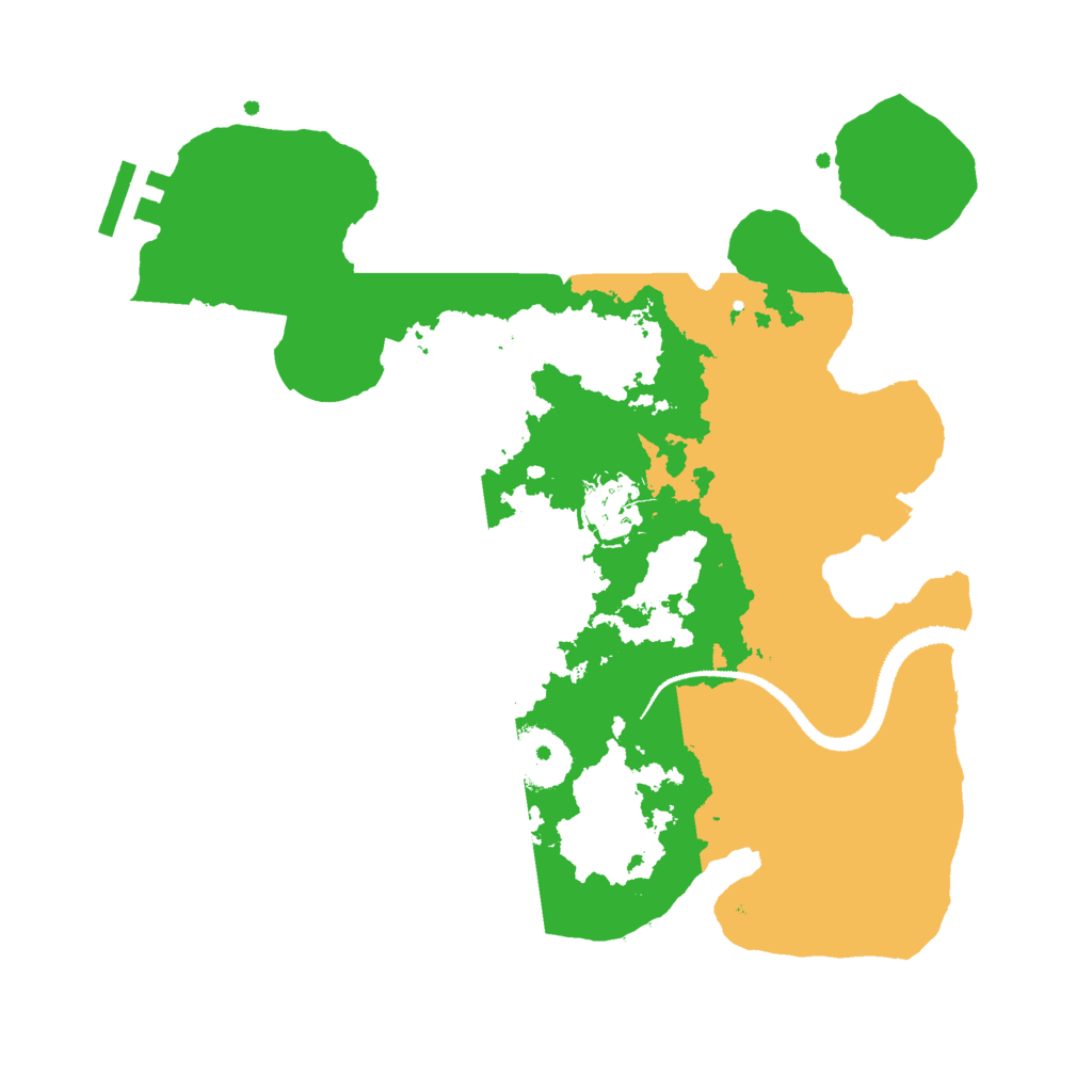 Biome Rust Map: Procedural Map, Size: 2900, Seed: 1141728042