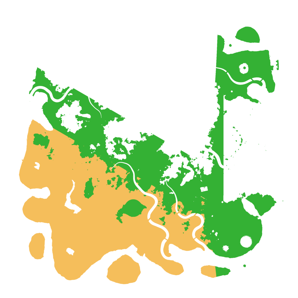 Biome Rust Map: Procedural Map, Size: 4500, Seed: 1240170233