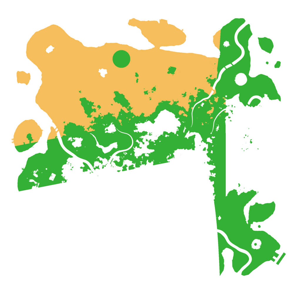 Biome Rust Map: Procedural Map, Size: 4500, Seed: 827166251