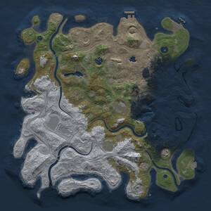 Thumbnail Rust Map: Procedural Map, Size: 4250, Seed: 1066067671, 15 Monuments