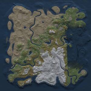 Thumbnail Rust Map: Procedural Map, Size: 4800, Seed: 1529940269, 17 Monuments
