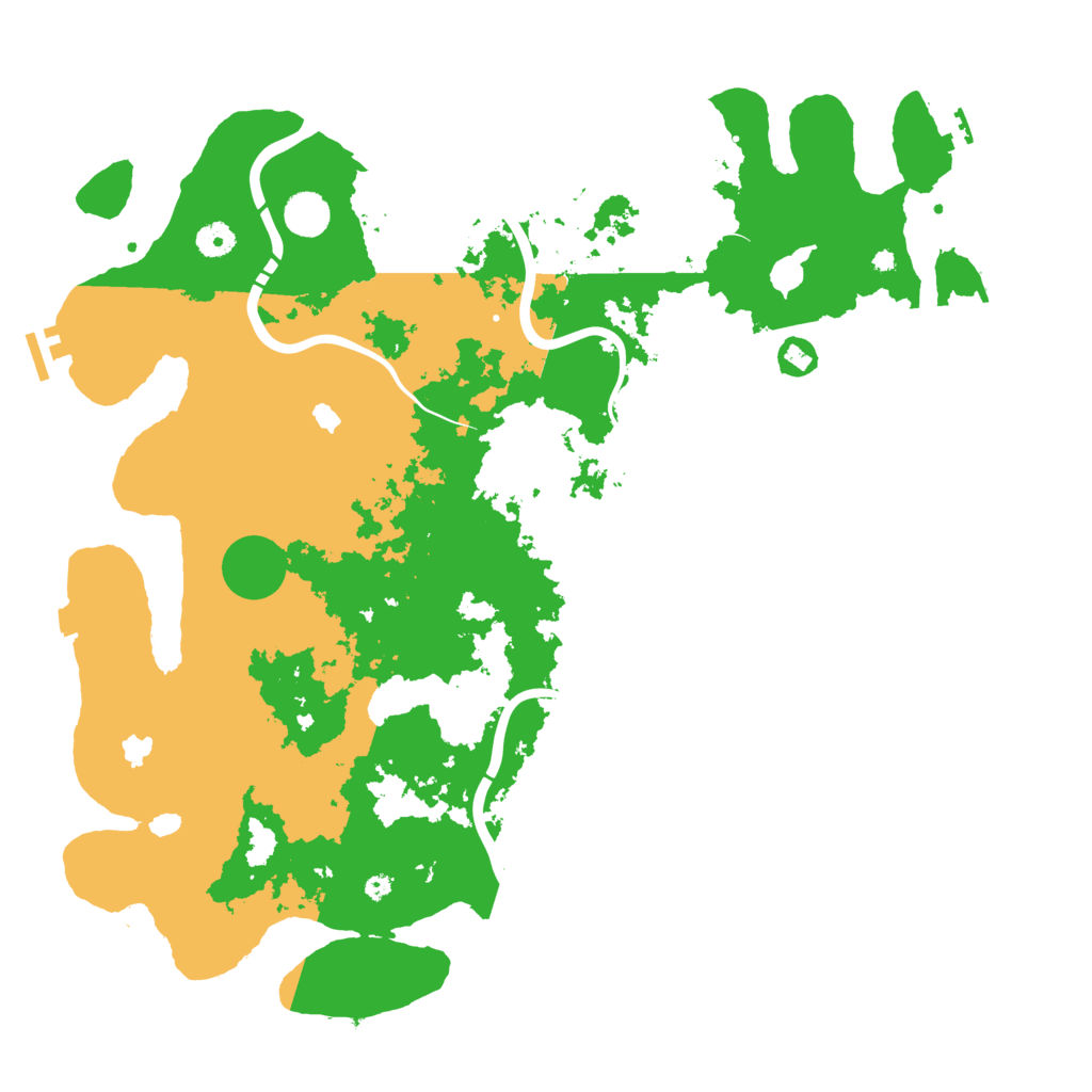 Biome Rust Map: Procedural Map, Size: 4500, Seed: 1229192402