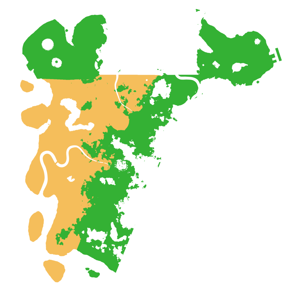 Biome Rust Map: Procedural Map, Size: 4500, Seed: 1402177065