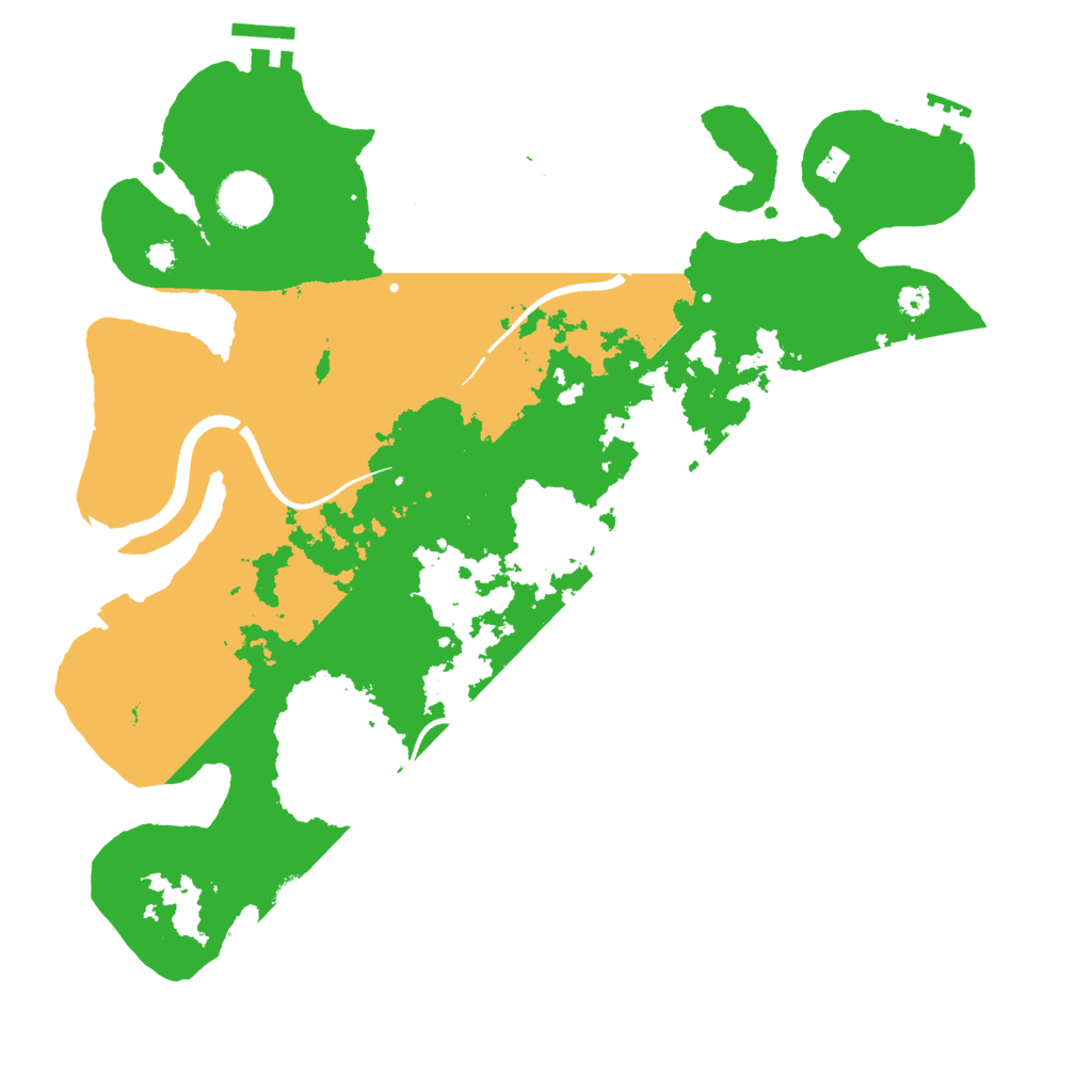 Biome Rust Map: Procedural Map, Size: 3500, Seed: 13237156