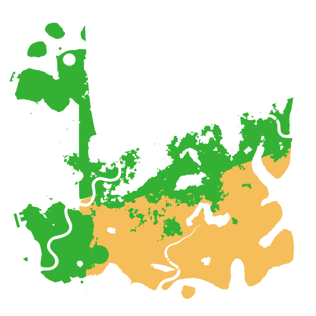 Biome Rust Map: Procedural Map, Size: 4500, Seed: 287494720