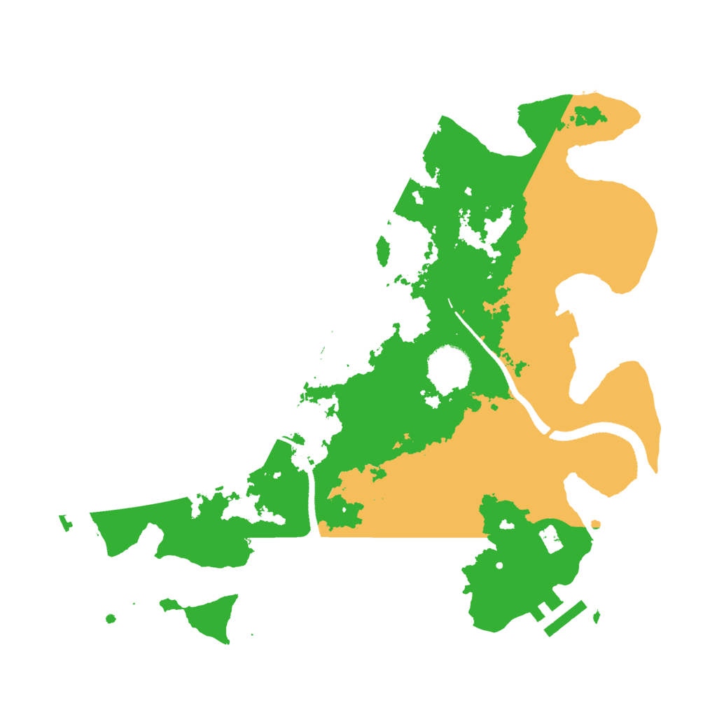 Biome Rust Map: Procedural Map, Size: 3000, Seed: 1627517145
