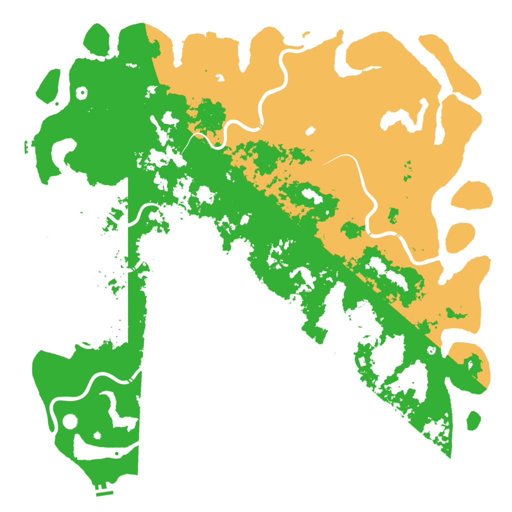 Biome Rust Map: Procedural Map, Size: 6000, Seed: 384025339