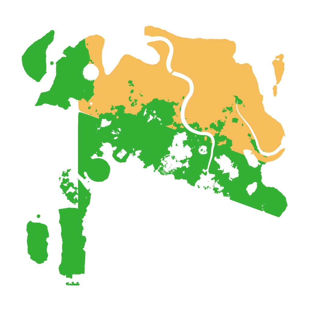 Biome Rust Map: Procedural Map, Size: 3500, Seed: 480002529