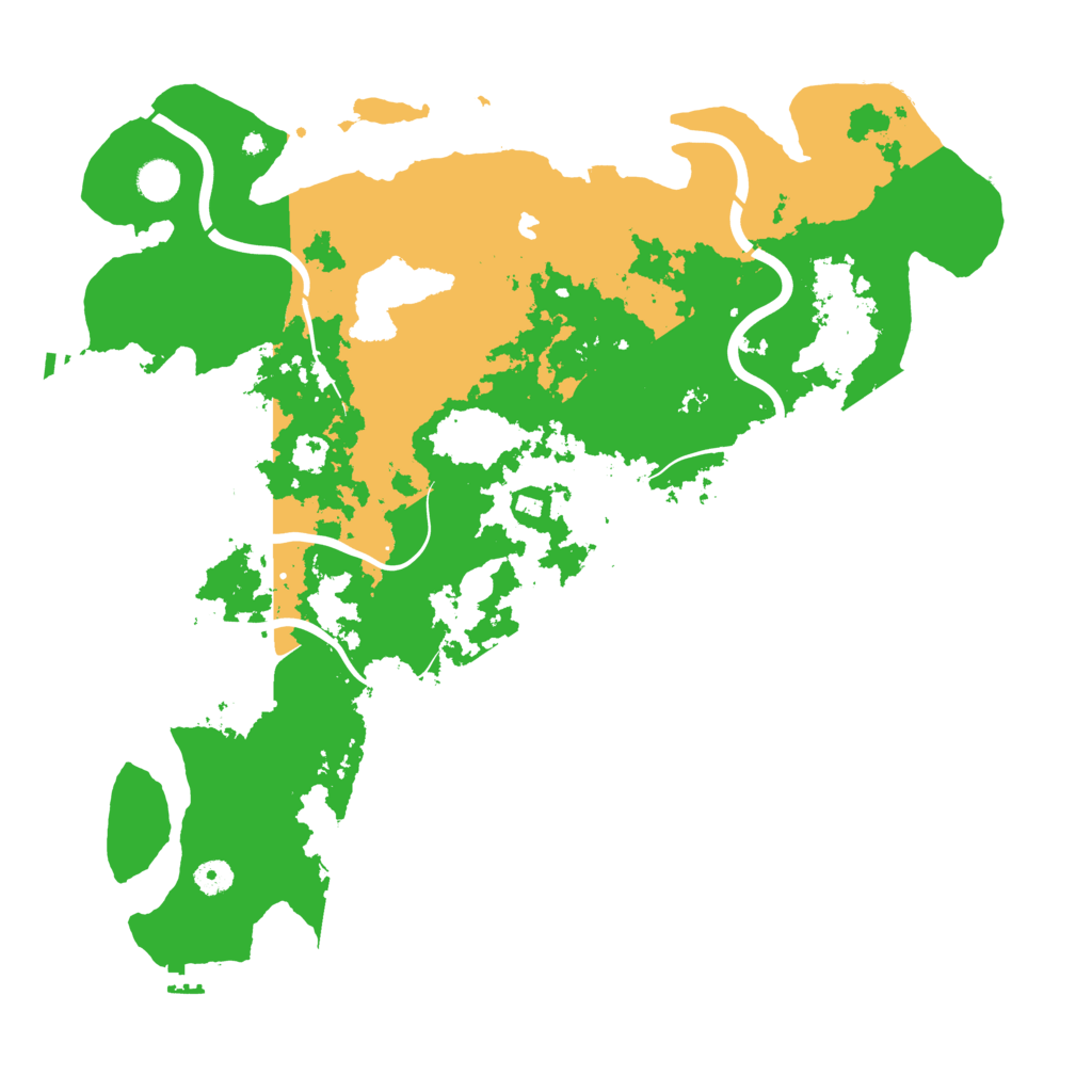 Biome Rust Map: Procedural Map, Size: 4500, Seed: 1146300889