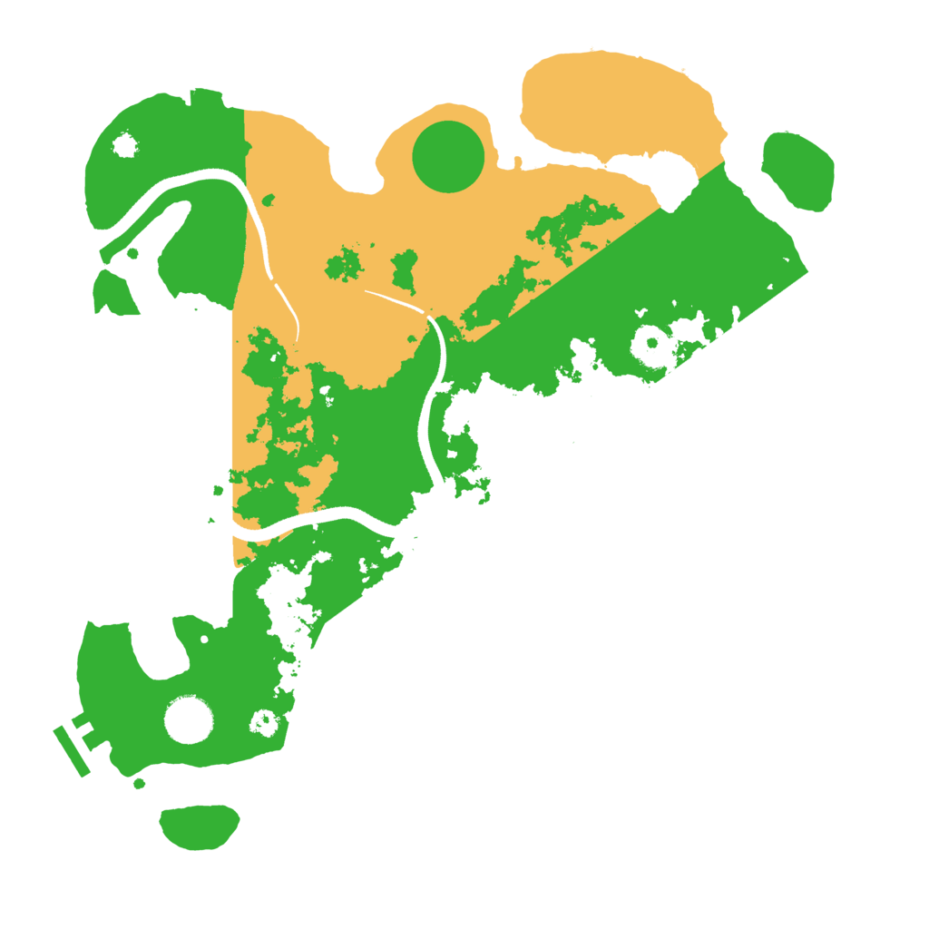 Biome Rust Map: Procedural Map, Size: 3400, Seed: 295284636