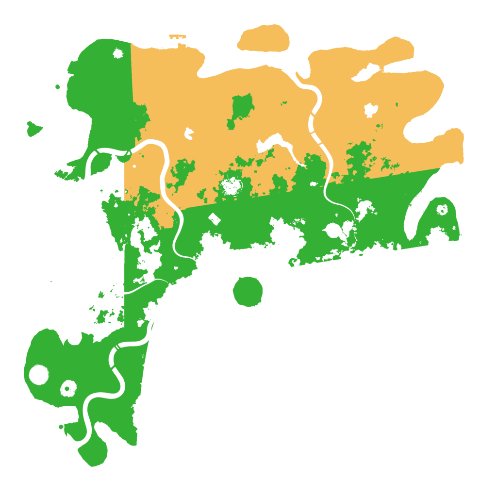 Biome Rust Map: Procedural Map, Size: 4500, Seed: 645243373
