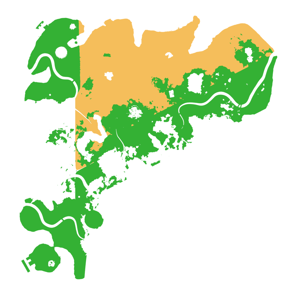Biome Rust Map: Procedural Map, Size: 4500, Seed: 97962749